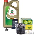 MANN ÖLFILTER+5L CASTROL EDGE 5W-40 FÜR MAZDA 2 DE 1.3 1.5 07- 3 1.4 1.6