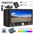 Doppel 2DIN Autoradio 7 Zoll Wireless Carplay Android Auto AUX Bluetooth DVR KAM