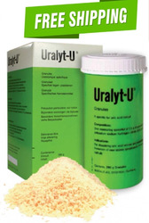1x URALYT-U Granulat 280 Gramm zum Auflösen von Harnsäuresteinen /...