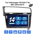 10" Autoradio Carplay Android 14 GPS FM RDS Kamera Für VW Golf VII MK7 2013-2017