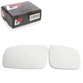 2x Außenspiegel Glas zum Kleben Set asphärisch konvex für Skoda Fabia I 6Y