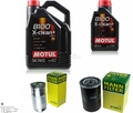 MANN-FILTER Inspektionspaket Motul 6L 5W-30 für Audi A6 Avant 2.5 TDI