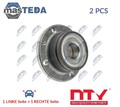 KLT-FT-012 RADLAGERSATZ RADLAGER SATZ HINTEN NTY 2PCS NEU OE QUALITÄT