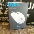 LOGITECH G203 LIGHTSYNC Gaming Maus, Weiß