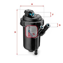Kraftstofffilter SOFIMA S 5116 GC für OPEL Corsa C Schrägheck (X01) COMBO Tour