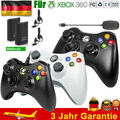 Neu Microsoft Xbox 360 Controller Gamepad Wireless Kabellos PC Windows 11/10/8/7