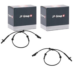 2x JP GROUP ABS-SENSOR RADDREHZAL HINTEN BEIDSEITIG passend für FIAT PANDA