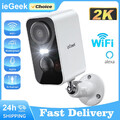 ieGeek 3MP Kamera FUNK ÜBERWACHUNGSKAMERA Outdoor WLAN WIFI IP CAMERA Set AUßEN