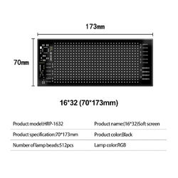 Auto LED Werbetafel Display Laufschrift Leuchtschrift flexibler Anzeige USB