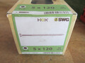 Packung Marken Qualitätsschrauben Holzschrauben 5x120mm + BIT HOX / Pal4K1