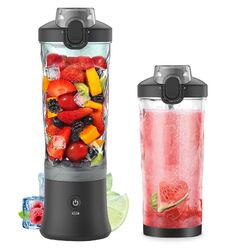 Tragbarer Smoothie Mixer Smoothie Maker Mini Blender tragbar Portable 600ml