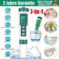 7 In 1 Digital PH Wert TDS EC Wasser Messgerät Tester Meter Aquarium Pool Prüfer