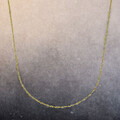 Schönes 585 Gold Collier Singapurkette 42 cm länge