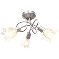 Deckenlampe Lampe Leuchte Deckenleuchte Glas Lampenschirme Für 3 E14 Glühlampen