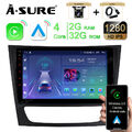 DAB+Kam 2GB+32GB Android 13 Navi Autoradio GPS für Mercedes E-Klasse W211 C219