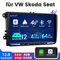 Für VW GOLF 5 6 Touran Tiguan EOS Autoradio DAB+ Android 12 Carplay GPS WIFI RDS