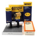 HENGST Filterset 4-tlg für AUDI A4 (B8) A5 (8T 8F) Q5 (8RB) 2.0 TDI 120-177 PS