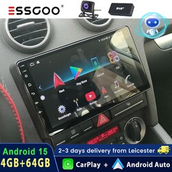 Für Audi A3 8P 2003-2012 Autoradio 64GB DAB+ Android GPS SAT NAVI BT Carplay SWC