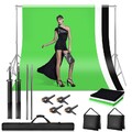 3x2M Hintergrundsystem Teleskop Fotografie Fotostudio Hintergrund Komplettset
