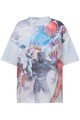 Studio Untold Damen große Größen Marvel T Shirt Rundhals Oversized Unisex
