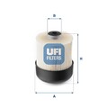 ORIGINAL® Ufi Kraftstofffilter für Renault CLIO IV KANGOO Express KANGOO