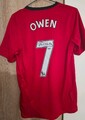 Michael Owen Autogramm Manchester United Trikot Signiert COA Ballon d'Or England
