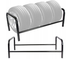 Reifenständer Felgenhalter Reifenträger Regal für 4 Räder bis 215mm Garage 