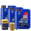 Motoröl 0W30 LIQUI MOLY 3L+HENGST Ölfilter+Ölablassschraube