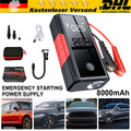 8000mAh Auto Starthilfe Jump Starter Ladegerät 12V KFZ Booster  Luftkompressor