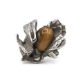 Ring ALFRED KARRAM mit Tigerauge in 925 Sterlingsilber Gr. 55