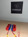 Nintendo Switch Joy-Con Controller 2er-Set Blau Rot Neon Gelb Mario Halterung