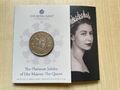 Royal Mint 2022 £5 Platin Jubiläum Queen Elizabeth II (uncirculated coin)