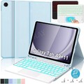 QWERTZ Touchpad Tastatur Hülle Für Samsung Galaxy Tab A9 Plus A8 S9 FE S8 S6Lite
