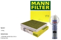 MANN-FILTER + Klima-Reiniger für VW Polo Fox Stufenheck Combi