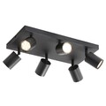 LED Spotleuchte schwenkbar Retro Schwarz Weiß Deckenlampe Wandleuchte Spot Flur