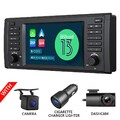 DVR+CAM+7" 1 DIN Android 13 Autoradio Octa Core 6G 64G GPS Navi WIFI für BMW E39