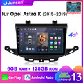 6+128GB Android 13 Autoradio Für Opel Astra K 2015-2019 GPS Navi 4G LTE CarPlay