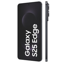 Samsung Galaxy S25 Edge 256 GB Titanium Jetblack Android 15 Dual SIM Smartphone