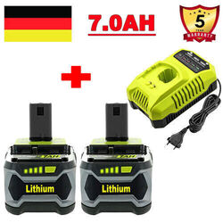 18V 9.0Ah Akku für RYOBI One Plus Lithium RB18L50 P108 P109 Batterie/ Ladegerät