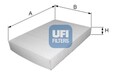 UFI Innenraumfilter 53.183.00 Partikelfilter für SPLASH AGILA EX SUZUKI H08 OPEL
