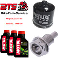 Satz 3L Öl, Filter, Ablassschraube passend für Kawasaki Z 1000 ccm 05