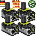 4X 12,0Ah Akku für RYOBI 18V One Plus Lithium RB18L50 P108 P104 9,0Ah RB18L90 DE