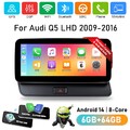 10.25" Android 14 Car Stereo Radio Carplay 64GB DAB GPS Autoradio Für Audi Q5