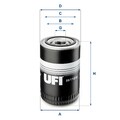 UFI 23.110.02 Ölfilter Anschraubfilter für PORSCHE 911 für IVECO MK
