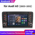 Android13 7" Autoradio Carplay Für Audi A3 S3 RS3 8P GPS Navi WIFI BT DAB+ 2+64G