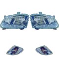Scheinwerfer Set für Renault Megane Scenic Pahse 1 Bj. 96-99 mit Blinker P6U