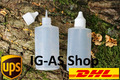 50ml 100ml ovale Liquidflaschen Tropfflaschen Leerflaschen Dropper Bottle aus DE