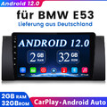 32G Für BMW E39 E53 X5 5er 1999-2005 Autoradio Android 13 GPS Navi WIFI BT RDS