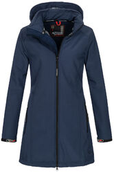 A. Salvarini Damen Softshell Funktions Outdoor Regen Jacke Sport lang AS131