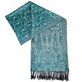 Damenschal Pashmina Style Damen Schal Stola mit Fransen 190x62 cm S35.05